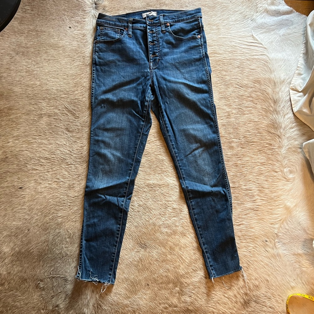 MADEWELL 10” high-rise skinny jeans